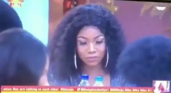 BBNaija: Drama Between Mike And Tacha After Return From "Fake Eviction"